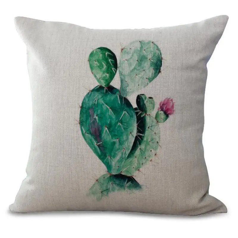 Manufacturers Direct Supply Retro Plants Printing Cotton Linen