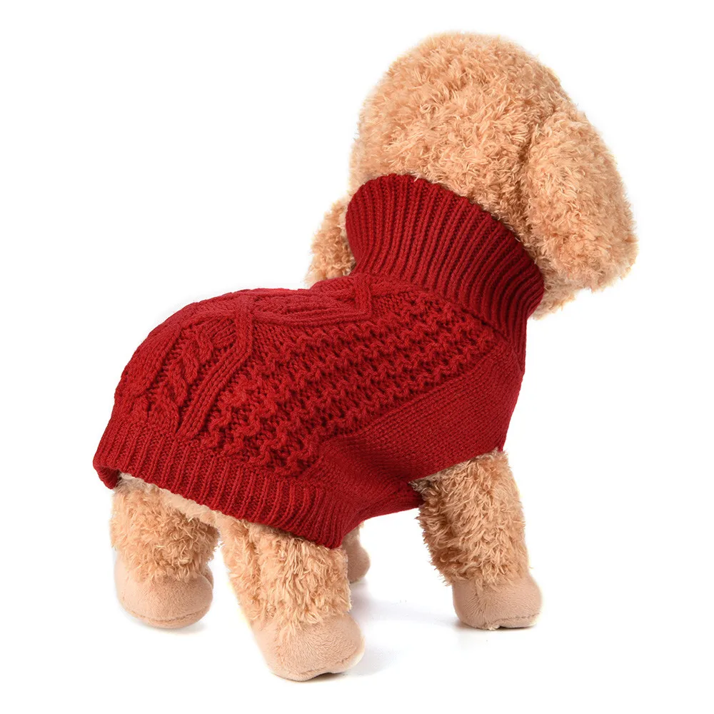 Pet Dog Sweater For Small Dogs Puppies Red Softin Dog Sweaters from