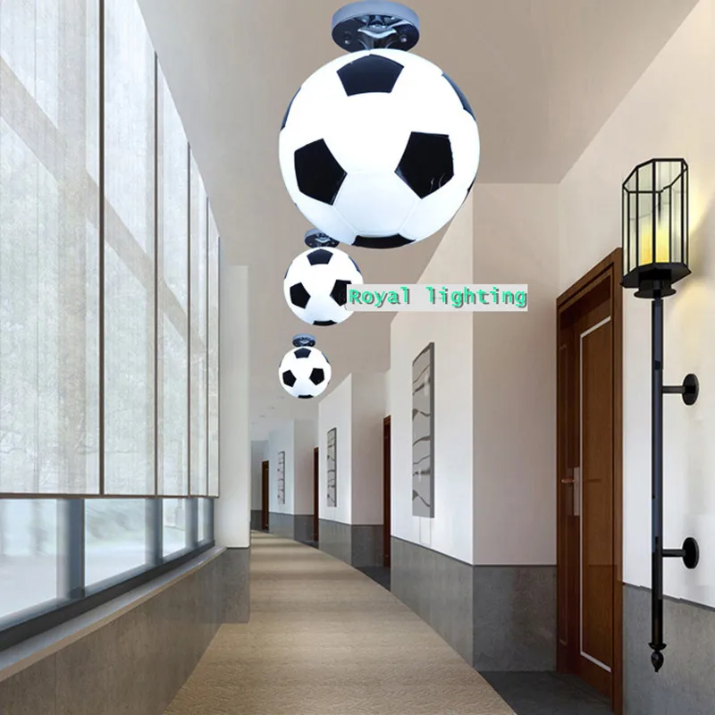 Лампа потолочная для бара футбола баскетбола|glass ceiling light|ceiling lightslighted soccer ball |