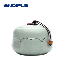 Art емкость для хранения чая Керамика фарфор уплотнение банок кунг-фу чайный сервиз аксессуары влагостойкие Tieguanyin пуэр коробка для бобовых украшения