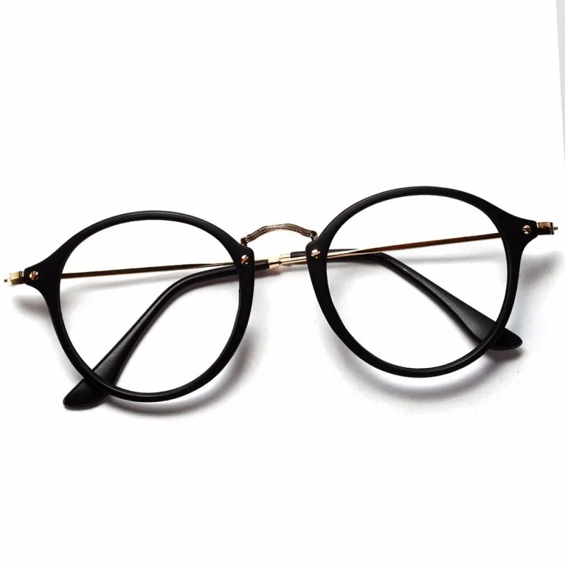 Женские Мужские очки в ретро-стиле винтажные круглые очки оправа очки
