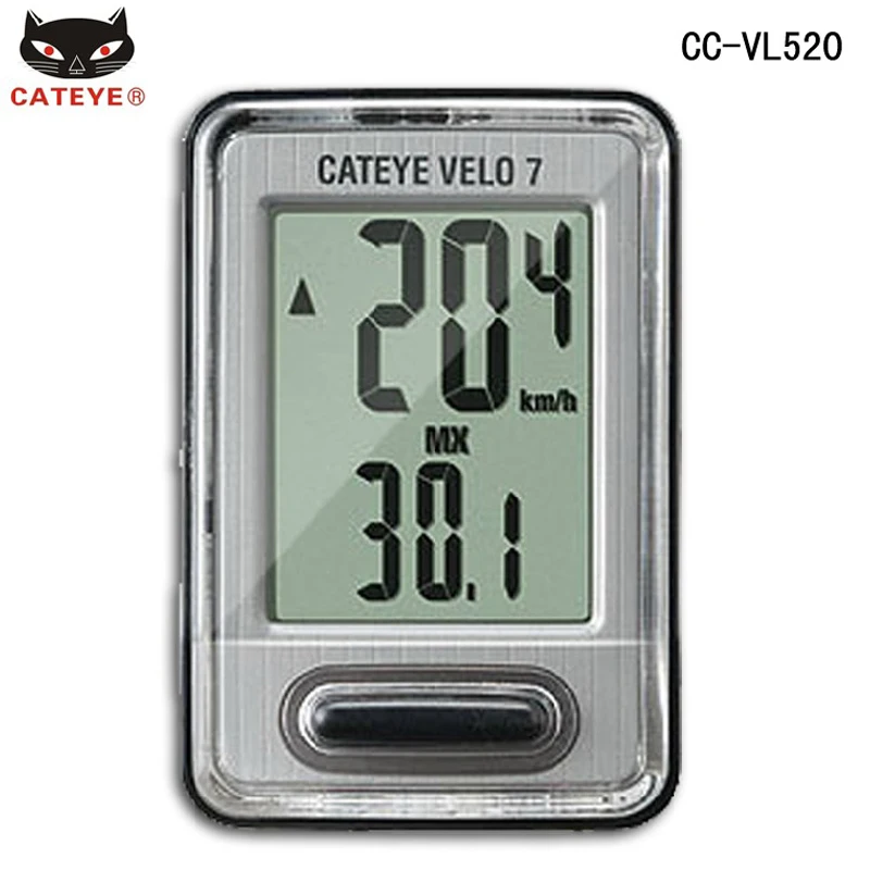 

CatEye Velo 7 CC-VL520 Speed Wired Bicycle Bike Cycling GREY BLACK New W
