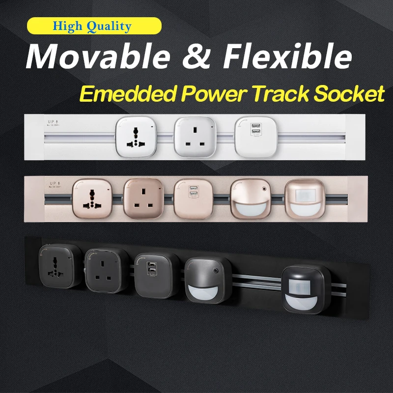 JOHO Factory Socketbar 8000 Вт 80 см Tomada Usb настенная розетка Eu вилка 2 usb порта для офиса кухни
