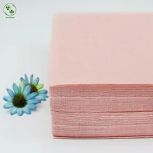 Одноцветный нетканый материал из полиэстера персикового и розового цвета, нетканый материал 30X30 см для детей, ручная работа, войлок для рукоделия
