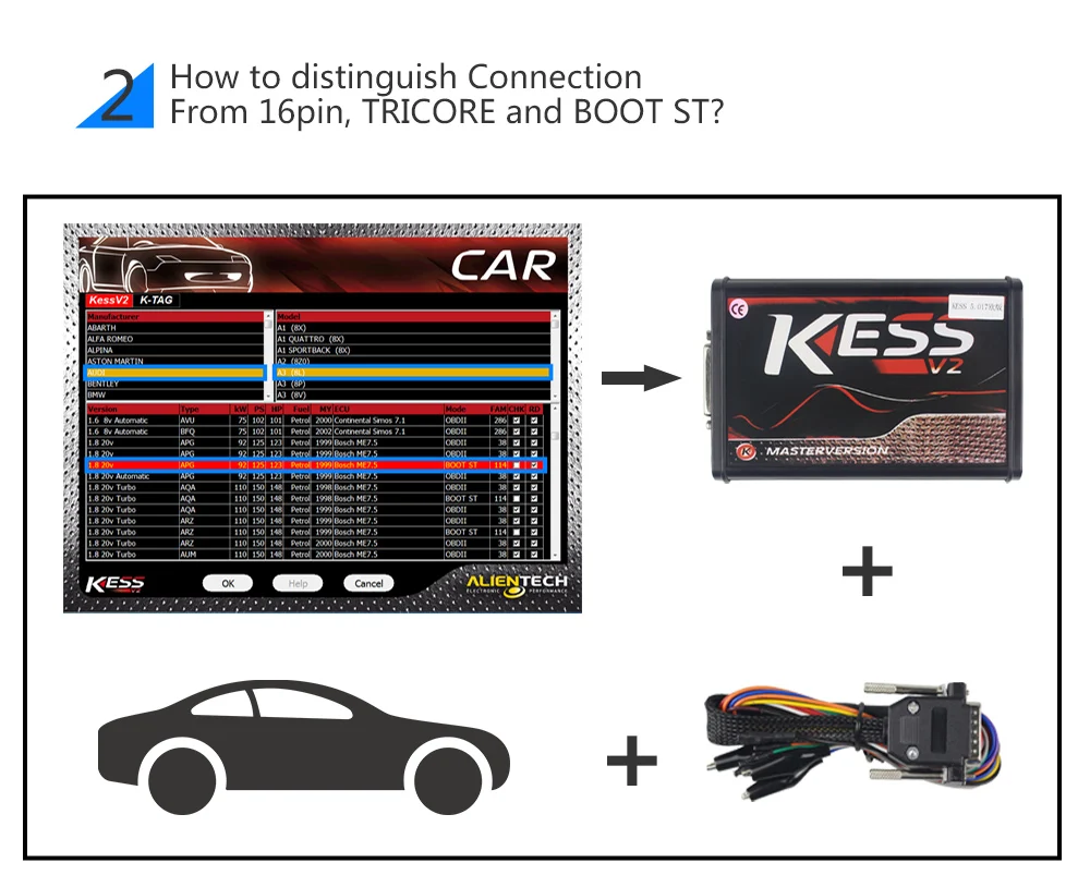 DHL онлайн версия KESS 5,017 ЕС Версия Kess V2 V5.017 V2.23 KTAG V7.020 без маркера OBD2 менеджер Тюнинг Комплект K-TAG 7,020