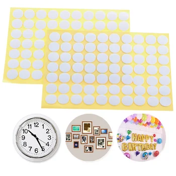 

2set=140pcs Multifunction round adhesive pad double sided foam tape strong pad DIY photo decorative article wall pendant use.