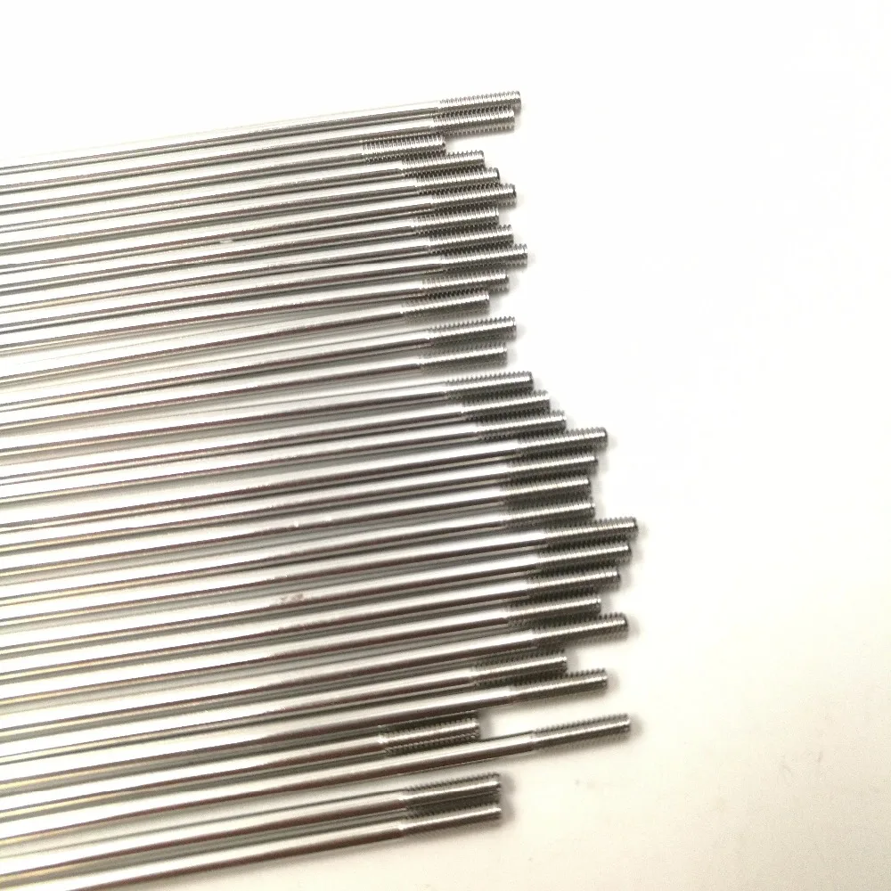 28 PCS A Lot Straight Pull Bicycle Spokes Diameter 2.0 mm Cylinder Sliver Color Racing Road Bicycle Spokes Cycling MTB/BMX Parts