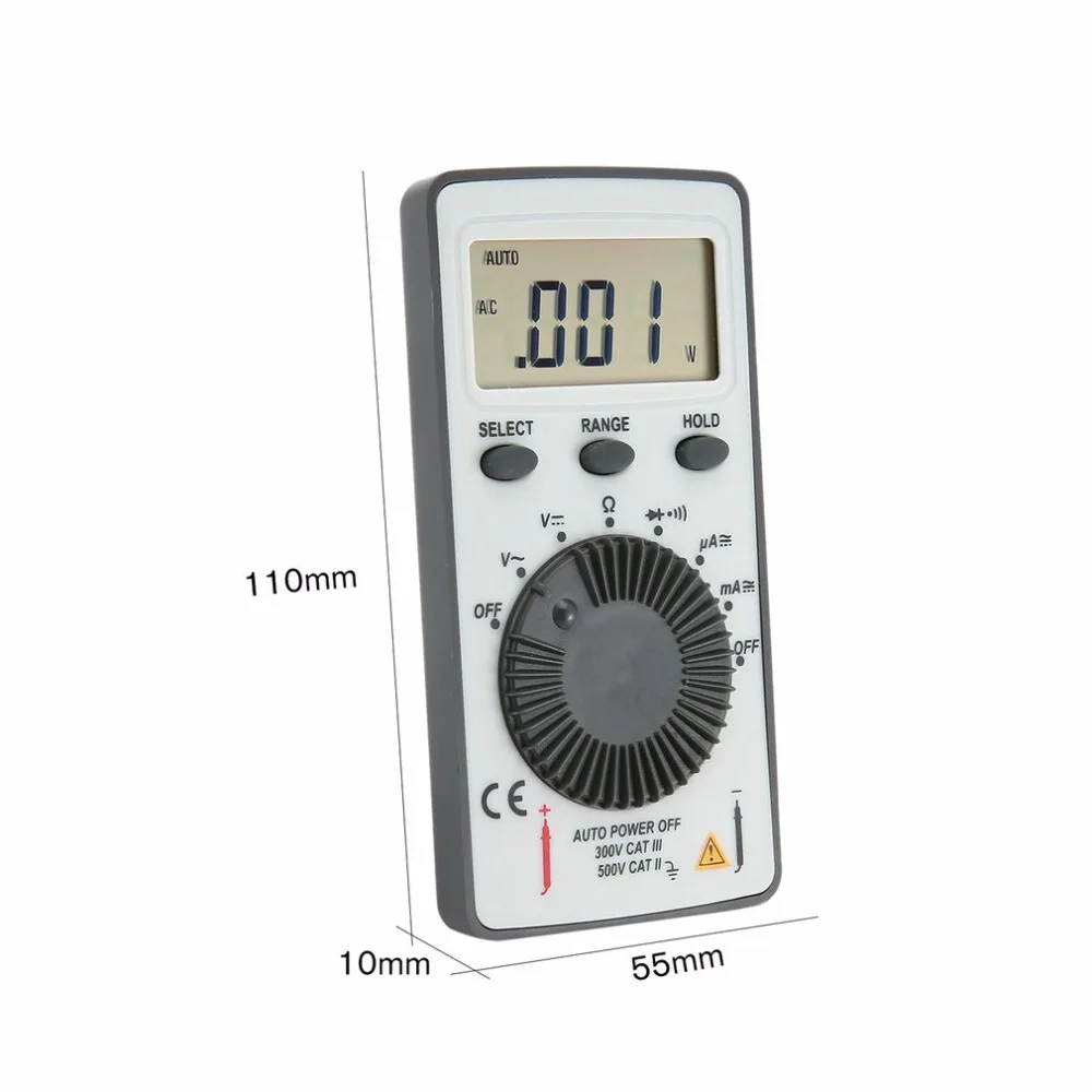 DT9210 1999 отсчетов карманный цифровой мультиметр AC/DC Напряжение Амперметр