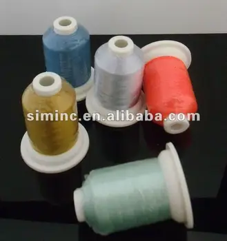 

120 colors /box 100% 120d/2 polyester embroidery thread 1000m/cone + free shipping