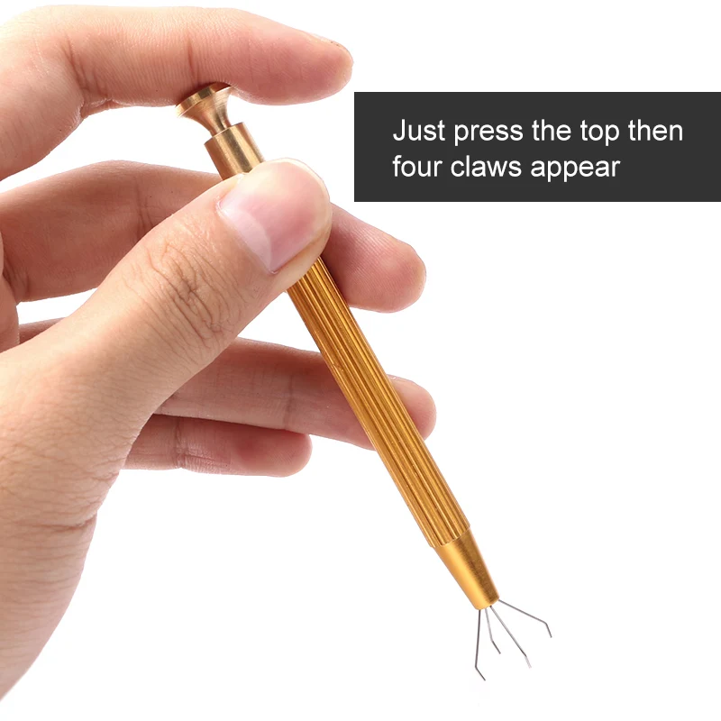High quality Precision Parts Grabber IC Chip Components Catcher Clamping Clip Pick Up Tools Four Claw Desigin Repair Tool High quality Precision Parts Grabber IC Chip Components Catcher Clamping Clip Pick Up Tools Four Claw Desigin Repair Tool