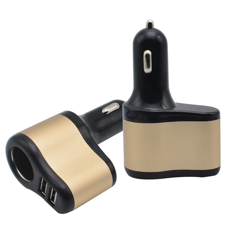 

10 Pcs Accessories Cool Car Cigarette Lighter Power Socket Dual 2 USB Port Charger Adapter Mobile Phone Chargers