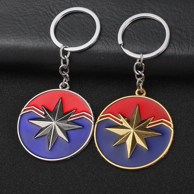 

Captain Marvel Carol Danfoss Marvel Surprise Captain Super Girl Keychain Captain Marvel Avengers 4 Keychain Keychain
