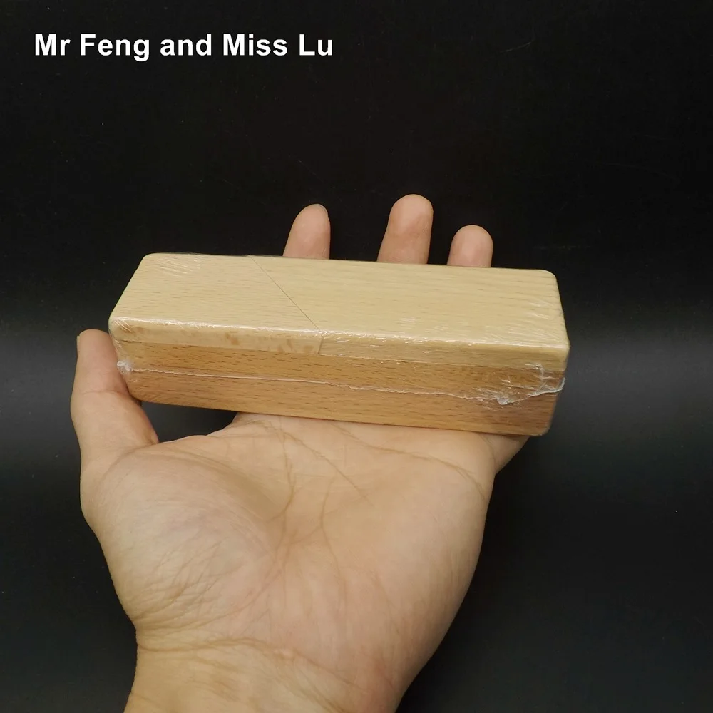 

Beech Wooden Miraculous Gift Magic Secret Box Puzzle Difficult To Open Lock Toy