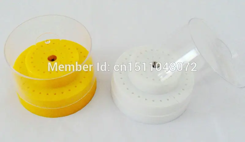 

Free shipping 4pcs Dental Plastic bur block 60 holes 3 plys