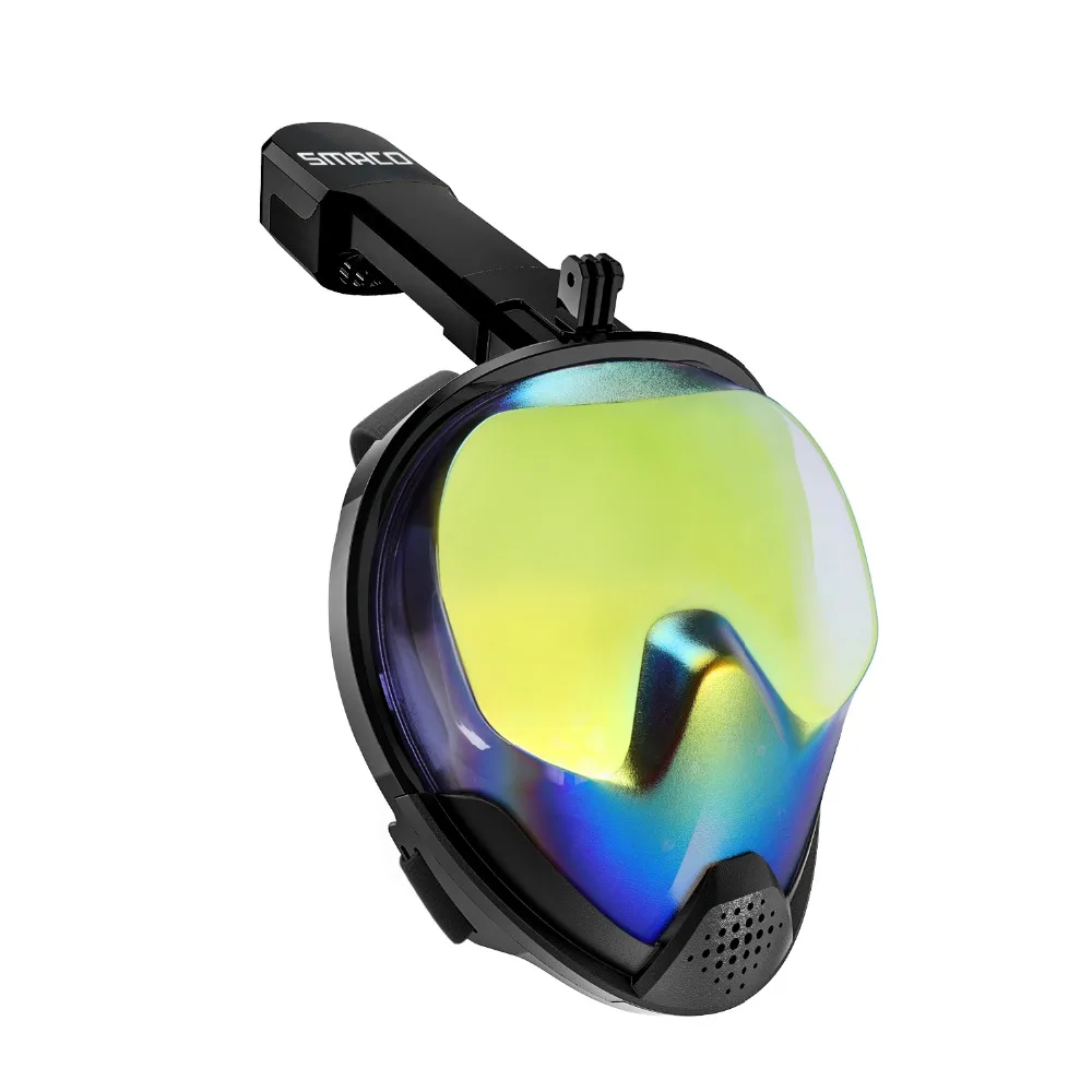 Snorkel Mask SMACO Full Face with UV Protection Anti Fog Detachable