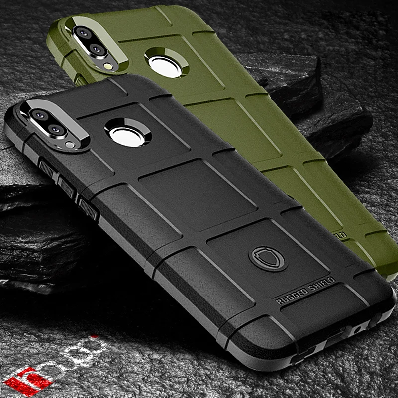 

Thouport Silicone For Huawei Y6 2019 Case Military Heavy Duty Protection Phone Cover Case For Huawei Y6 Prime 2019
