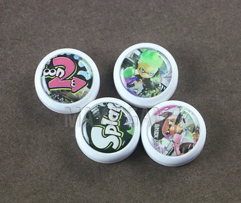 

4 in 1 Plastic Epoxy Thumb Grip Thumb stick Cover Caps 3D analog Joystick grips for Switch pro Controller with package