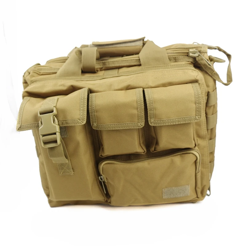 Армейский зеленый Охота Тактический плечо ноутбук Сумки открытый Водонепроницаемый нейлон износостойкости сумка Для мужчин сумка