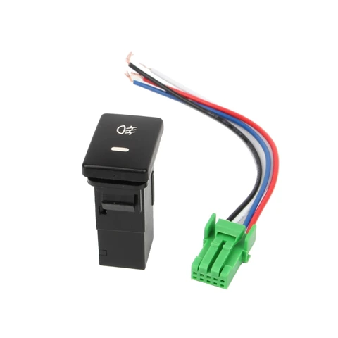 Front Fog light Push Switch 4 Wire Button For Toyota Camry Prius Corolla