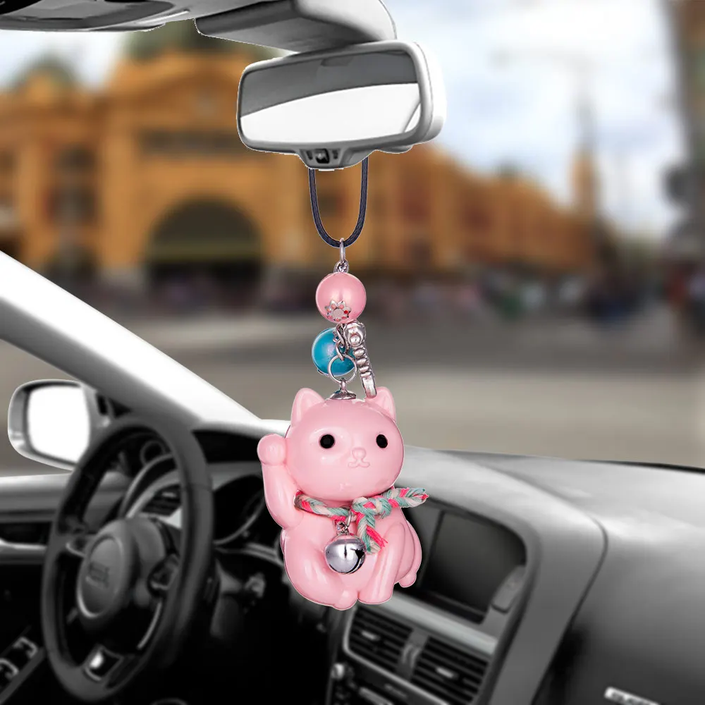 Подвеска для автомобиля Lucky Fortune Cat украшение Очаровательное салона подвесное