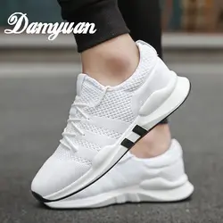 Damyuan 2019 Новая модная обувь мужские кроссовки прогулочные повседневная спортивная обувь модные на шнуровке мужские вулканизированные