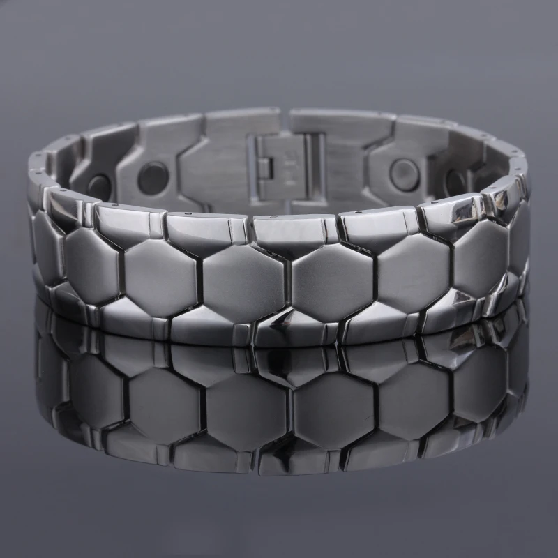 Stainless Steel Bracelet Men's Energy Balance Jewelry Fashion