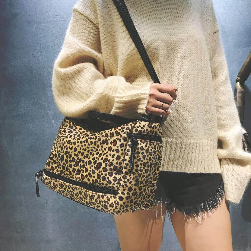 

Simple handbags for women 2019 fashion leopard hand bag personality ladies shoulder bag trend crossbody bags big bag drop