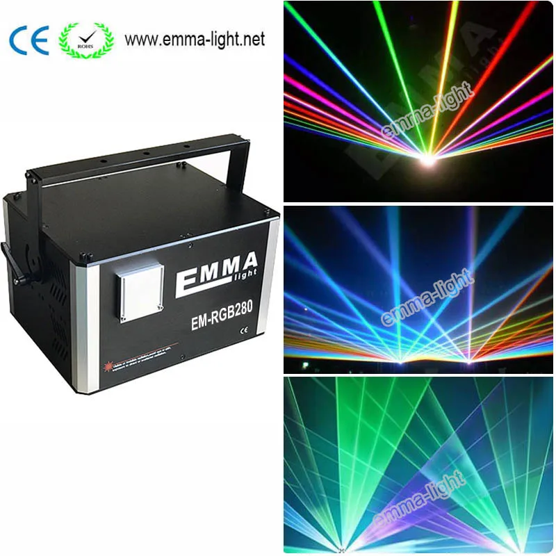 Buy full color Laser Light Show Projector. 6000mw RGB