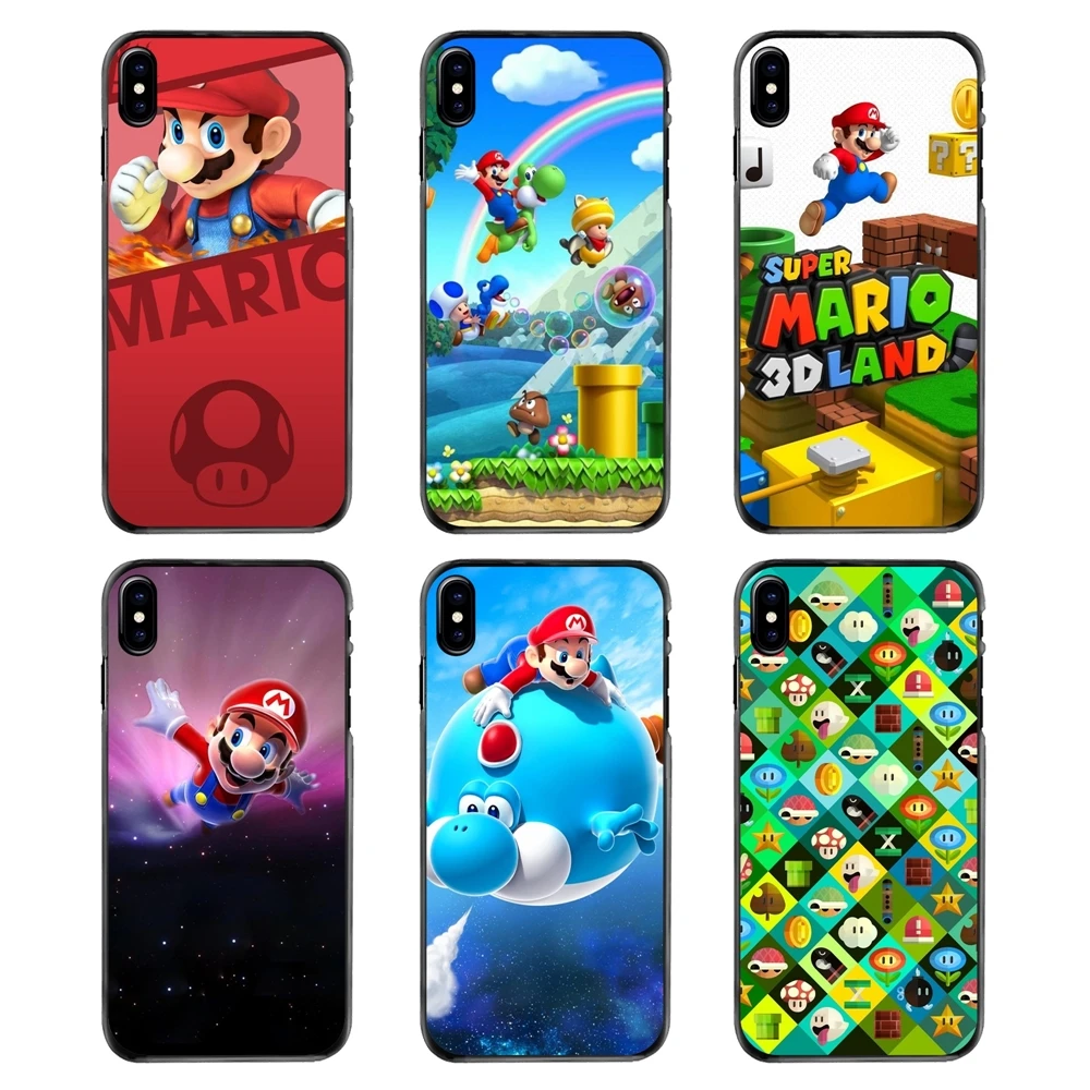 

super mario 3D WALL PAPER FOR PHONE Accessories Skin Cover For iPhone 4 4S 5 5S 5C SE 6 6S 7 8 Plus X XR XS Max iPod Touch 4 5 6