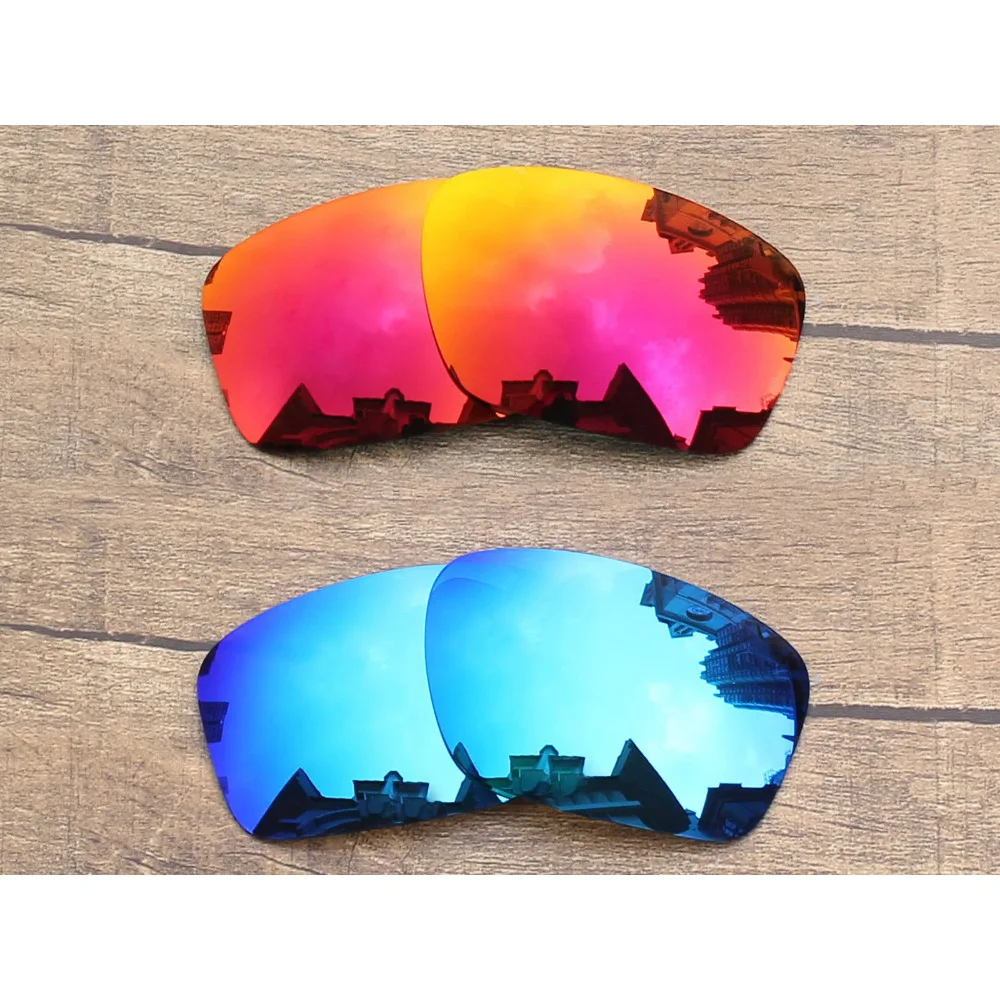 Vonxyz 2 Pairs Ice Mirror &amp Ruby Polycarbonate Replacement Lenses for-Oakley Scalpel Frame | Аксессуары для одежды