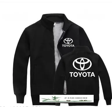 Осенне зимняя одежда кардиган на молнии Свитшот Toyota разные цвета|Мужские