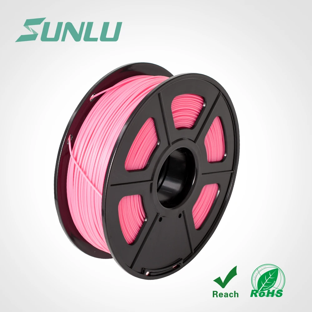 

Best doodling gift PLA SUNLU top 3D Printer Filament PLA Filament 1.75mm 1kg Accuracy +/-0.02mm Metal Plastic Pink Color