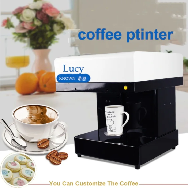 Discount!!!full automatic colours 3d Coffee Printer Machine with USB