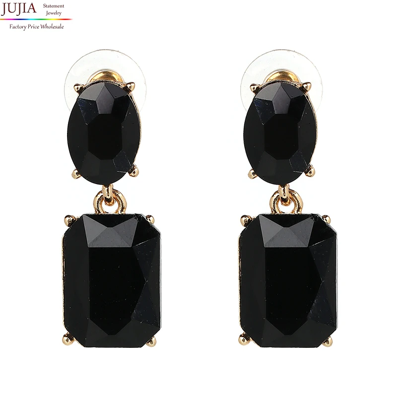 10 видов цветов Высокое качество себе серьги модные блестящие Полный Кристалл Стад Серьги для женщин ювелирные изделия Леди подарок