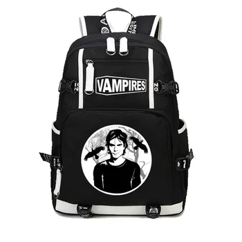 

TV The Vampire Diarie Backpacks Teenagers boy girl backpack Children Kids backpack Men Women's Travel Shoulder Bags 12 style