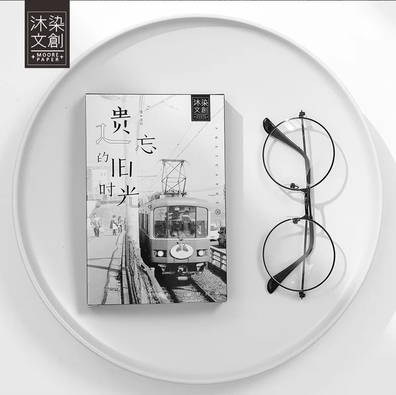 30Sheets/Set Novelty Black White Postcard /Greeting Card/Message Card/Christmas and New Year gifts