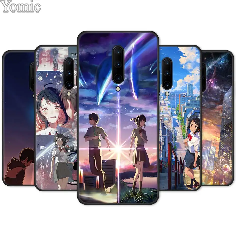 Kiminonawa Your Name anime Soft Cover Shell for font b Oneplus b font font b 7