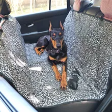 Высококачественная мягкая стеганая леопардовая оксфордская Нескользящая собачья Автомобильная накидка на автомобильное сиденье для животных аксессуары защитный коврик одеяло задняя крышка сиденья