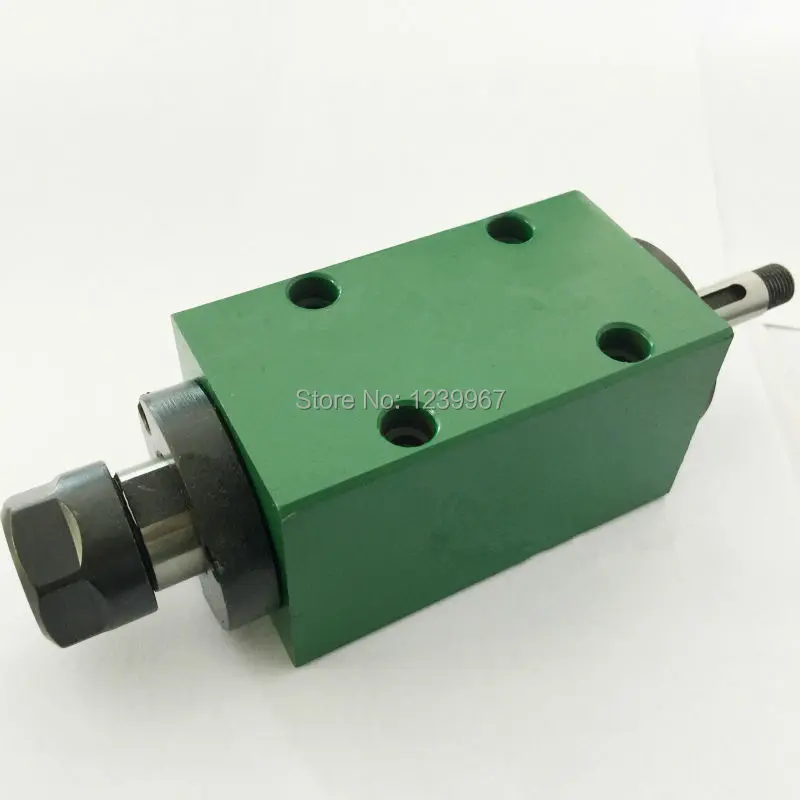 ER16 Collet Chuck Power Head Spindle Unit Head 50mm Machine Tool Spindle Max. 3000rpm for Drilling/Cutting/Boring/Milling ER16 Collet Chuck Power Head Spindle Unit Head 50mm Machine Tool Spindle Max. 3000rpm for Drilling/Cutting/Boring/Milling