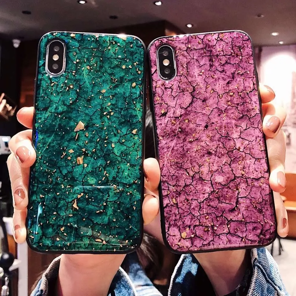 

Glitter Sequin Marble Case For iPhone 6 6S Plus 7 8 Plus Soft TPU Back Cover Cases For iPhone X XS Max XR XS Phone Bags coque