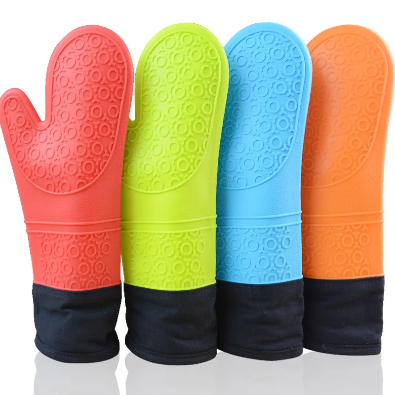 long length and ADD cotton silicone cloth Mitts microwave oven heat