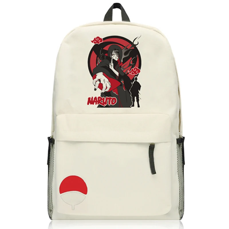 Anime NARUTO Backpack Oxford Travel Bag Uzumaki Naruto Uchiha Sasuke