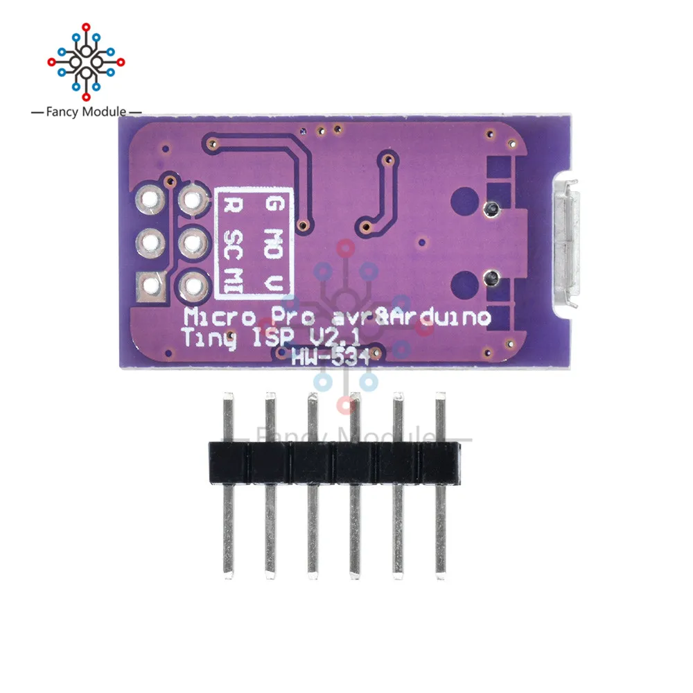 5 V микро-usb крошечный AVR ISP ATtiny44 USBTinyISP программатор для загрузчик ардуино