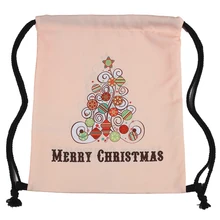 christmas tree 3D printing Women Classic forever brand mochila escolar man bags Travel mochilas backpack drawstring bag