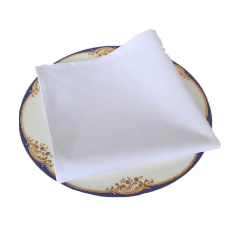 1 Piece 48*48cm 100 Cotton Napkins Cloth Linen Napkins For Wedding
