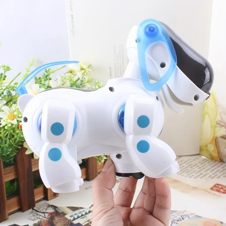 [Забавный] Многофункциональный электронный умный робот для домашних животных, собака, ходячий звук и светильник, далматинцы, танцевальная