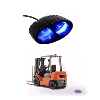 

2PCS 10W Blue LED Forklift Safety Light Spot Light Warehouse Safe Warning Light 10-80V LED 550LM