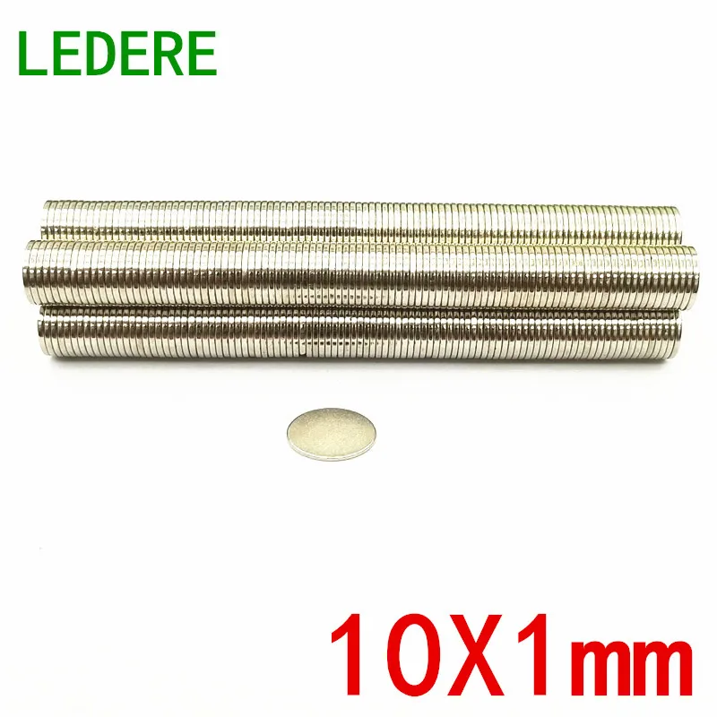 

50/100Pcs 10x1 Neodymium Magnet Permanent N35 10mm x 1mm NdFeB Super Strong Powerful Magnetic Small Round Disc 10*1 10x1mm