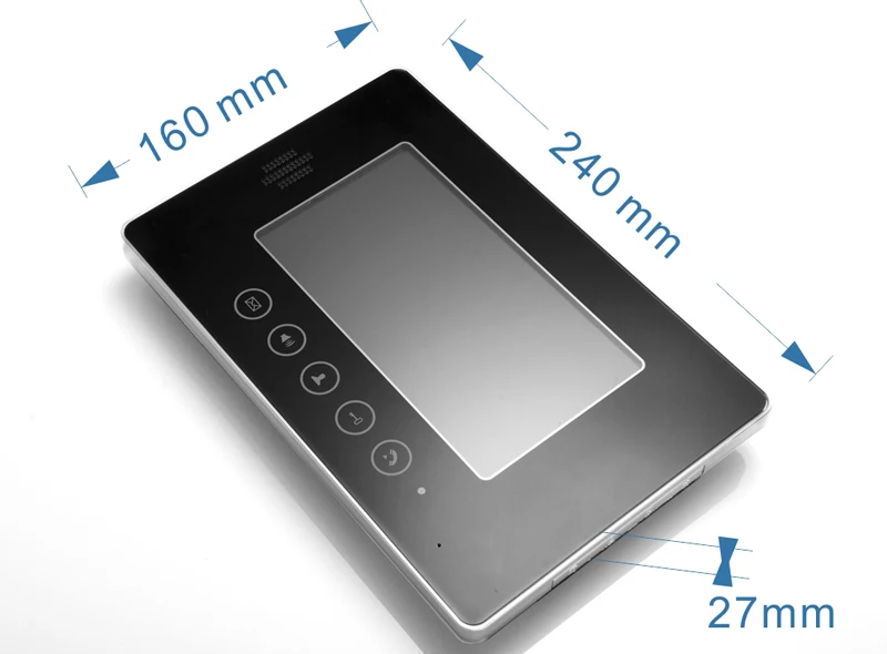 

FREE SHIPPING Touch Sensor Button Monitor 7 inch Color Screen Video Intercom Door Phone Doorbell IN STOCK
