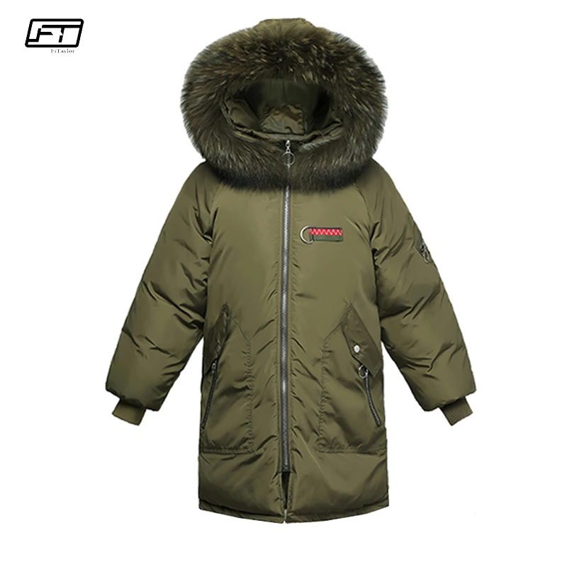 

Fitaylor New Winter Jacket Women Long Paragraph Thick Warm Fur Hooded Parka Mujer Fashion Big Size Down Cotton Padded Loose Coat